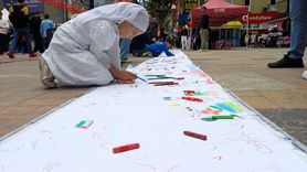 Çocuklar Filistin İçin Resim Çizdi