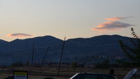 Çorum'da Görülen Mercek Bulutları