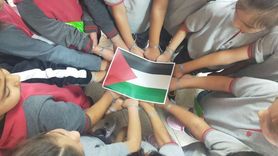 Çorum'da Öğrencilerden Filistin İçin Farkındalık Etkinliği