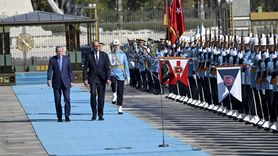 Cumhurbaşkanı Erdoğan, Almanya Başbakanı Merz'i Ağırladı