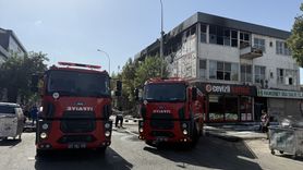 Gaziantep'te İş Yerinde Yangın Çıktı