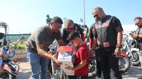 Hatay'da Motosiklet Konvoyu DMD Hastası Çocuk İçin Bir Araya Geldi