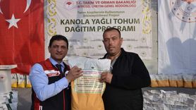 İstanbul'da Çiftçilere Kanola Tohumu Dağıtımı Yapıldı