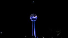 İstanbul ve Ankara, Türk Devletleri İşbirliği Günü'nde Turkuaz Renk ile Aydınlatıldı