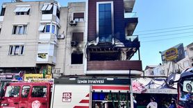 İzmir Buca'da Apartman Yangını