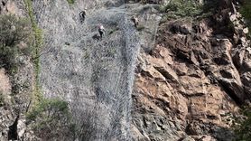 Karabük-Zonguldak Demir Yolu Hattında Heyelan