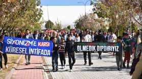 Karaman'da Filistin'e Destek Yürüyüşü Düzenlendi