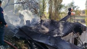 Kars'ta Müstakil Evde Yangın Çıktı