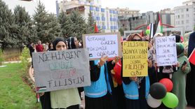 Kilis'te Filistin'e Destek Yürüyüşü