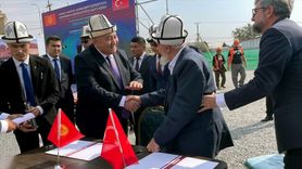 Kırgızistan'da İmam Serahsi Eğitim Kompleksi Temel Atma Töreni Düzenlendi