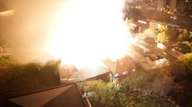 Küçükçekmece'deki Halı Yıkama Atölyesinde Yangın Kontrol Altına Alındı