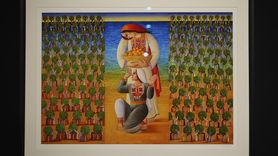 Kültür ve Turizm Bakanı Ersoy, Filistinli Sanatçıların 'Hala Yaşıyorum' Sergisini Ziyaret Etti