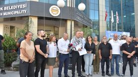 Lefkoşa Türk Belediyesi'nde Gazze'ye Destek İçin Filistin Bayrağı