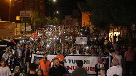 Mardin'de Gazze'ye Destek Yürüyüşü Gerçekleştirildi