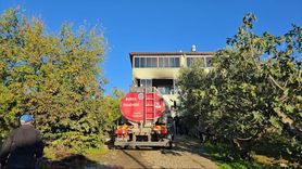 Mudanya'da Ev Yangını: Yaşlı Çift Hastaneye Kaldırıldı