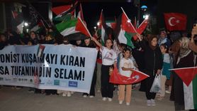 Muş'ta Gazze'ye Destek Yürüyüşü