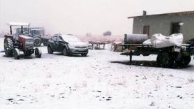 Niğde'nin Yüksek Kesimlerine İlk Kar Düştü