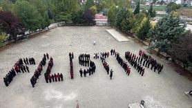 Öğrencilerden Filistin'e Destek Gösterisi