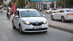 Şanlıurfa'da Küresel Sumud Filosu'na Destek Konvoyu