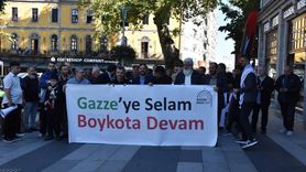 Trabzon'da Filistin'e Destek Yürüyüşü Gerçekleşti