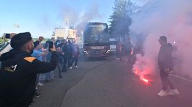 Trabzonspor Taraftarı Takımını Rize'ye Uğurladı