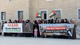Üniversite Öğrencilerinin Gazze Protestosu
