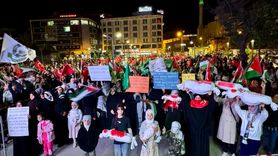 Van'da İsrail Saldırılarına Tepki Gösterildi