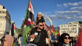 Zonguldak'ta Küresel Sumud Filosu'na Destek Yürüyüşü Gerçekleştirildi