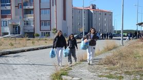 Kars'ta Öğrenciler Temiz Çevre İçin Seferber Oldu