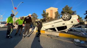 Şanlıurfa'da Otomobilin Devrilmesi Sonucu 5 Yaralı