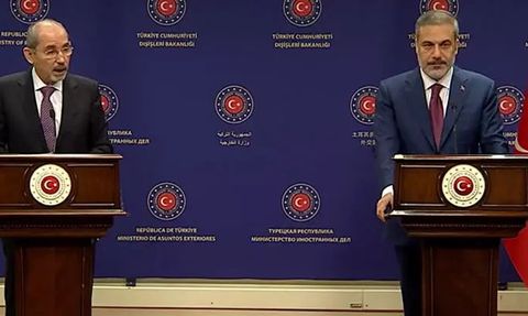 Dışişleri Bakanı Hakan Fidan Ürdün Başbakan Yardımcısı ile Ortak Basın Toplantısı Düzenledi