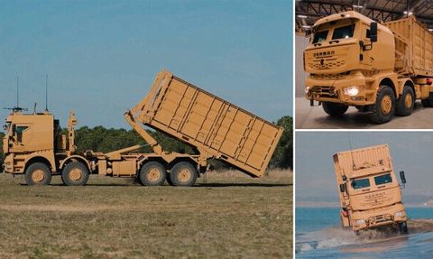 SSB 8x8 Tekerlekli Konteyner Taşıyıcı Araç Projesi Kabül Testlerini Başarıyla Tamamladı