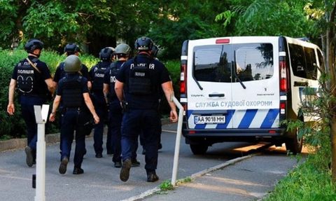 Ukrayna'nın Başkenti Kiev'de Mahkeme Binasında Patlama