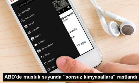 Musluk Suyunda Kimyasallara Rastlandı