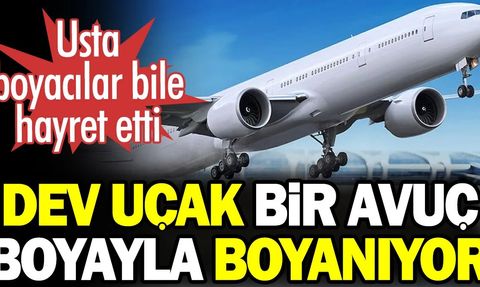 Dev Uçaklar Artık Daha Hafif Boyayla Boyanacak