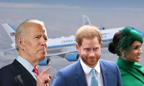 Biden, Harry ve Meghan'ın Air Force One Talebini Reddetti