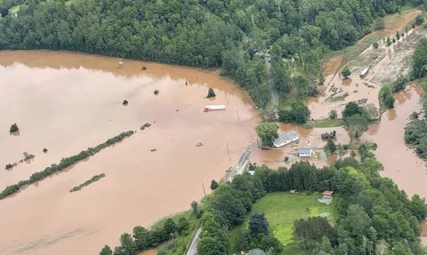 Kanada'da Şiddetli Yağışlar Sonucu Sel Felaketi