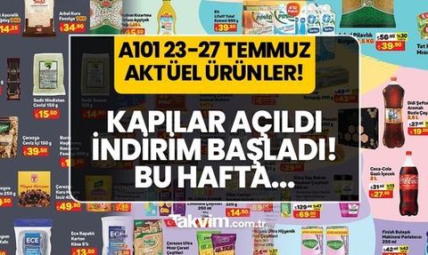 A101 Mağazalarında Büyük İndirimler Başladı