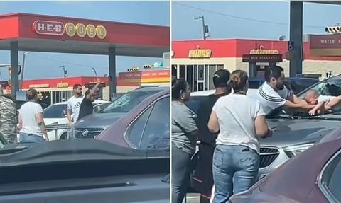 Bebeğini 37 derece sıcakta otomobile kilitledi! Görenler levyeyle camları kırıp bebeği kurtardı