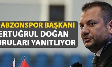 Trabzonspor Başkanı Ertuğrul Doğan Canlı Yayında Soruları Yanıtlıyor
