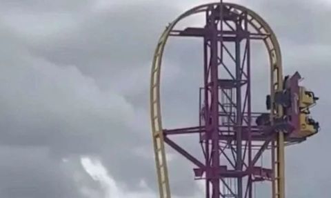 İngiltere'deki Adventure Island Lunaparkında Hız Treni Arızası: İnsanlar Ters Vagonlarda Mahsur Kaldı