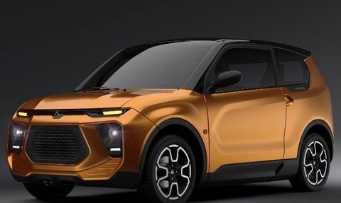 İnegöl'de Elektrikli Otomobil Projesi Amperino'nun Yeni Tasarımı Ortaya Çıktı