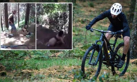 Kolombiya'da Bisikletçi, Ormanda İlişkiye Giren Çifti Görünce Çığlık Attı