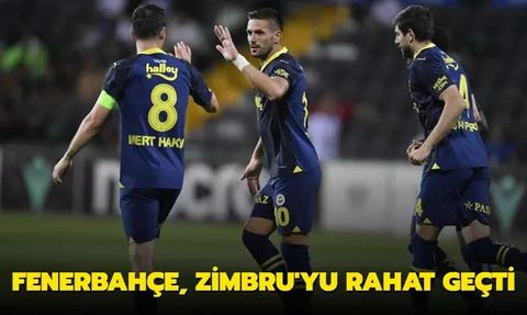 Fenerbahçe Stadionul Zimbru'da 4-0 Galip Geldi