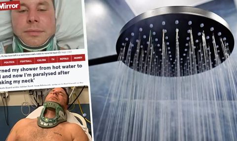 Duş Alırken Sıcak Suyu Aniden Soğuğa Çevirdi, Boynu Kırıldı