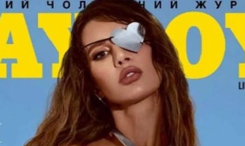 Savaşta Yaralanan Ukraynalı Model, Playboy'a Poz Verdi