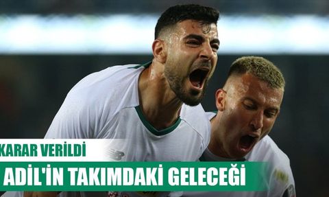 Konyaspor'da Adil için karar verildi