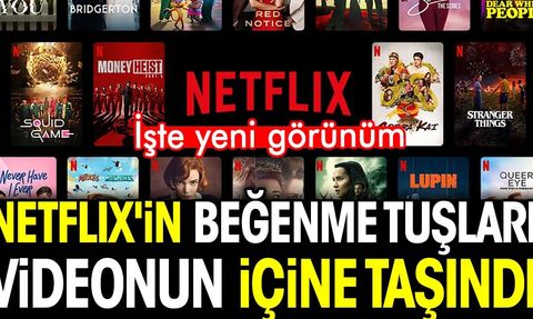 Netflix'in Beğenme Tuşları Videonun İçine Taşındı