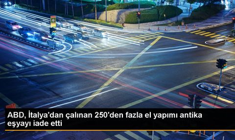 ABD, İtalya'ya Çalınan Eserleri İade Etti