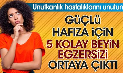 Güçlü Hafıza İçin 5 Kolay Beyin Egzersizi